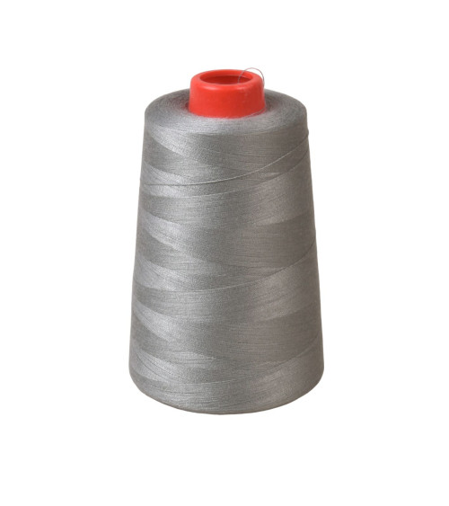 Cône fils polyester 5000 yards/4572mètres haute qualité gris