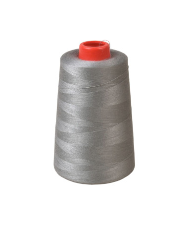 Polyester thread cone 5000 yards/4572 meters high quality gray