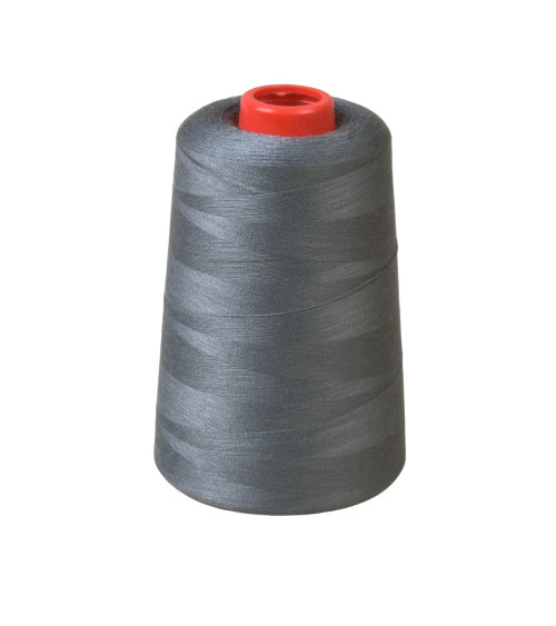 Cône fils polyester 5000 yards/4572mètres haute qualité gris