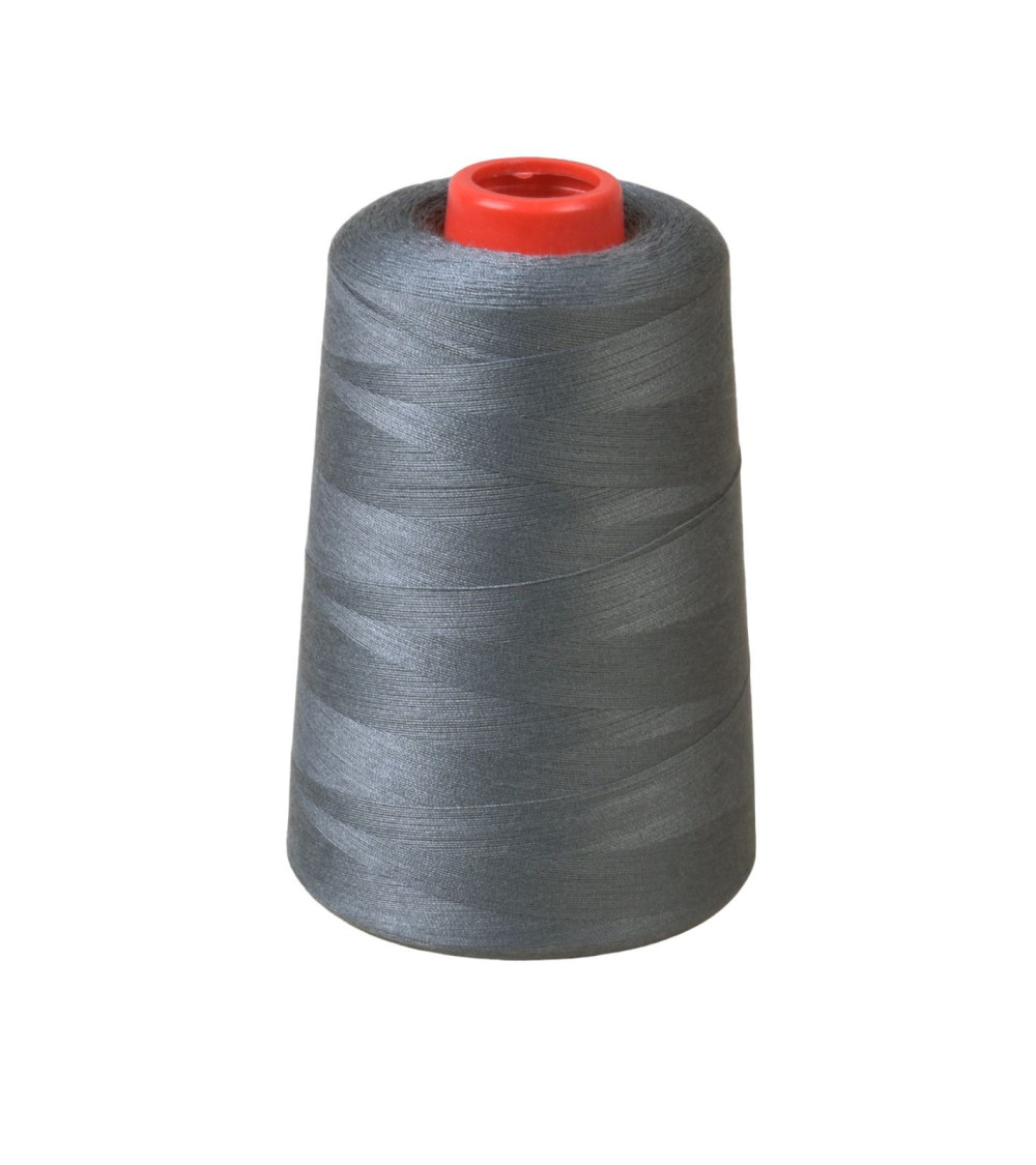 Cône fils polyester 5000 yards/4572mètres haute qualité gris