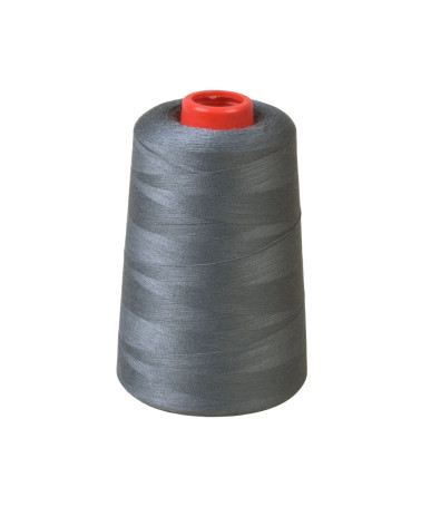 Cône fils polyester 5000 yards/4572mètres haute qualité gris