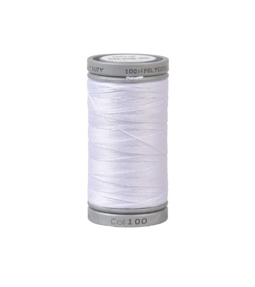 Durable super polyester thread 125m high quality white
