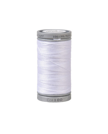 Durable super polyester thread 125m high quality white