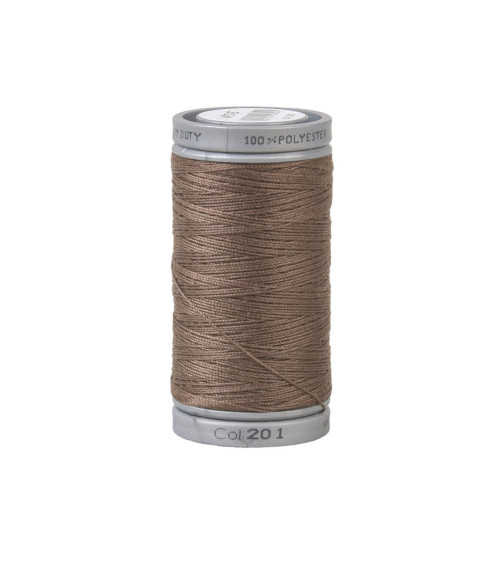 Durable super polyester thread 125m high quality chocolate