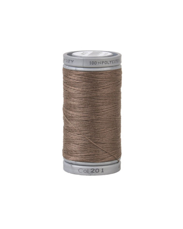 Durable super polyester thread 125m high quality chocolate