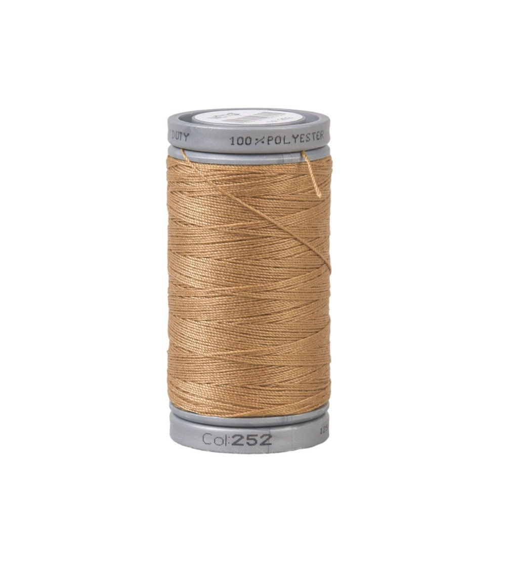 Super strong polyester thread 125m high quality gold yellow