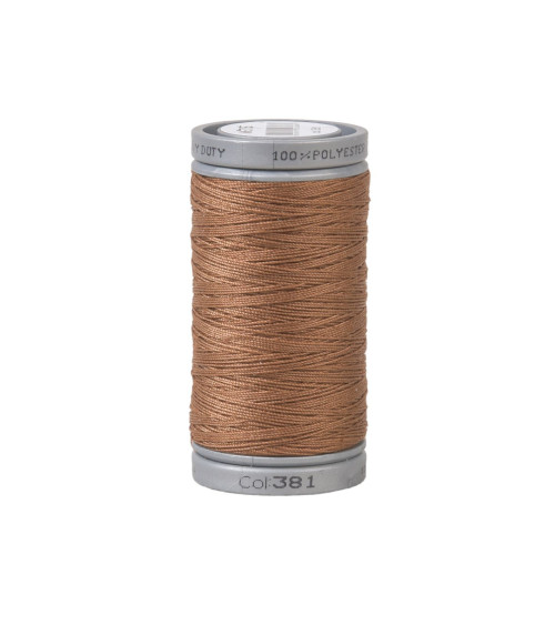 Super polyester thread resistant 125m high quality cinnamon brown