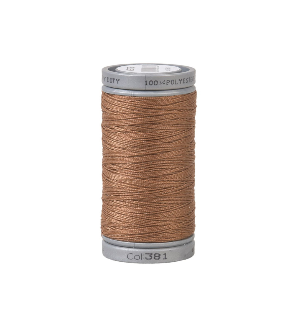 Super polyester thread resistant 125m high quality cinnamon brown