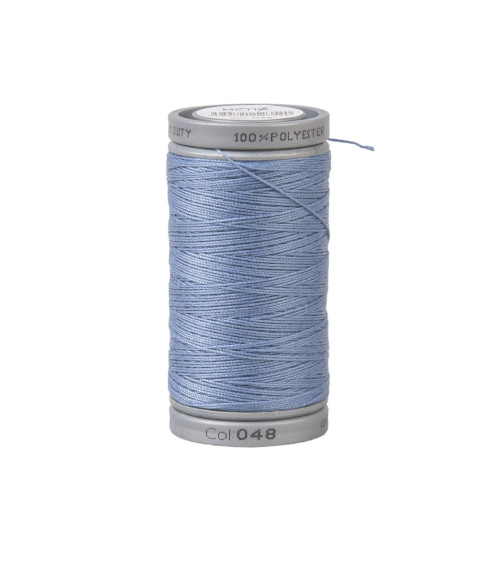 Durable super polyester thread 125m high quality blue