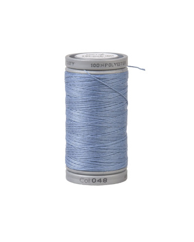 Durable super polyester thread 125m high quality blue