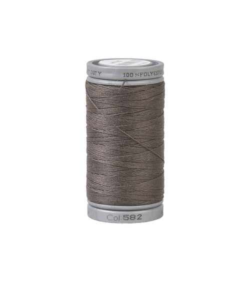 Durable super polyester thread 125m high quality brown
