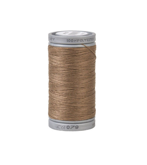 Durable super polyester thread 125m high quality brown