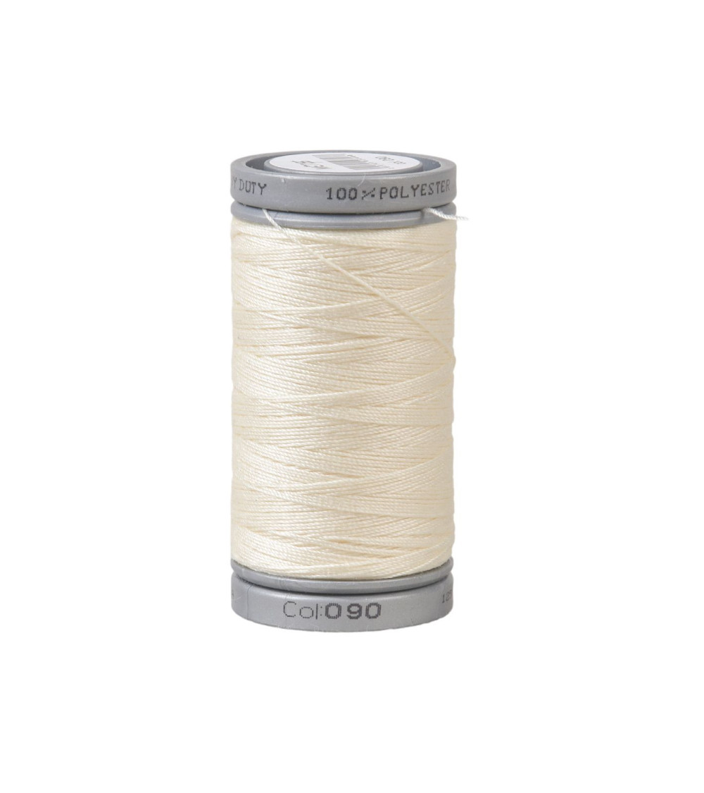 Super strong polyester thread 125m high quality cream