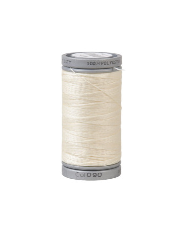 Super strong polyester thread 125m high quality cream