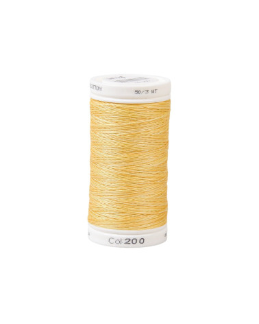 Fil coton variagated 500m haute qualité jaune