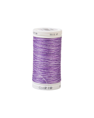 Hilo de algodón variado 500m alta calidad violeta