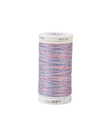 Hilo de algodón variado 500m alta calidad Azul denim