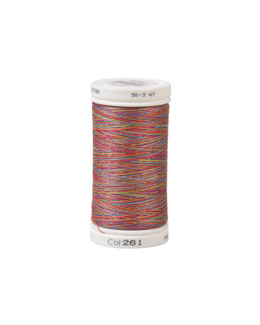 Variagated cotton thread 500m high quality red