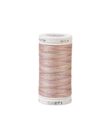 Hilo de algodón variado 500m alta calidad rosa