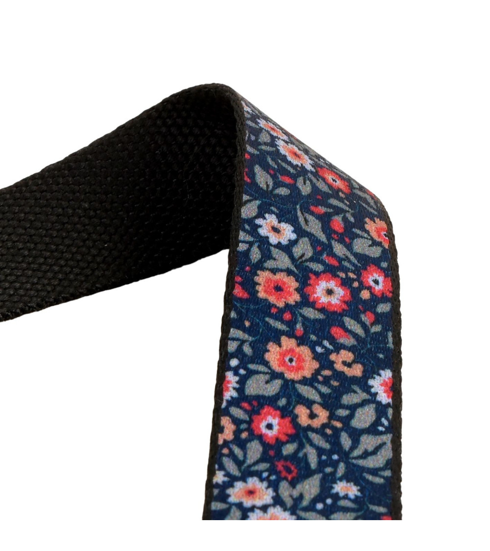 20m reel flower strap 30mm navy