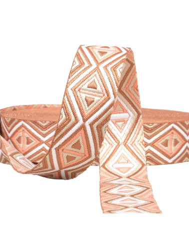 14.5m reel of 38mm rust diamond strap