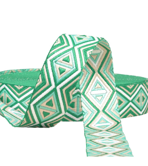 14.5m reel diamond webbing 38mm khaki green