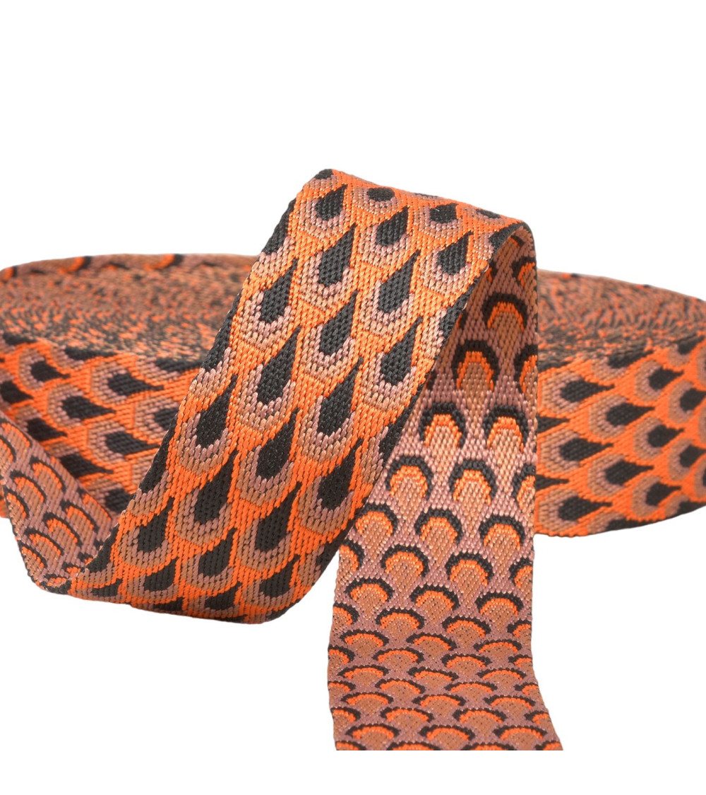 14.5m reel peacock strap 38mm orange