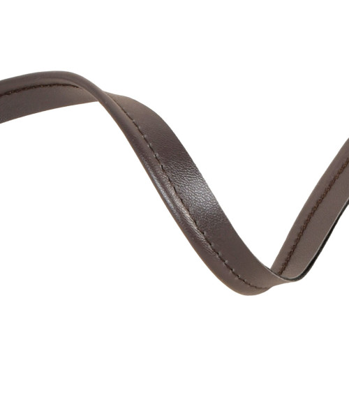 25m spool with faux metal piping 3mm brown