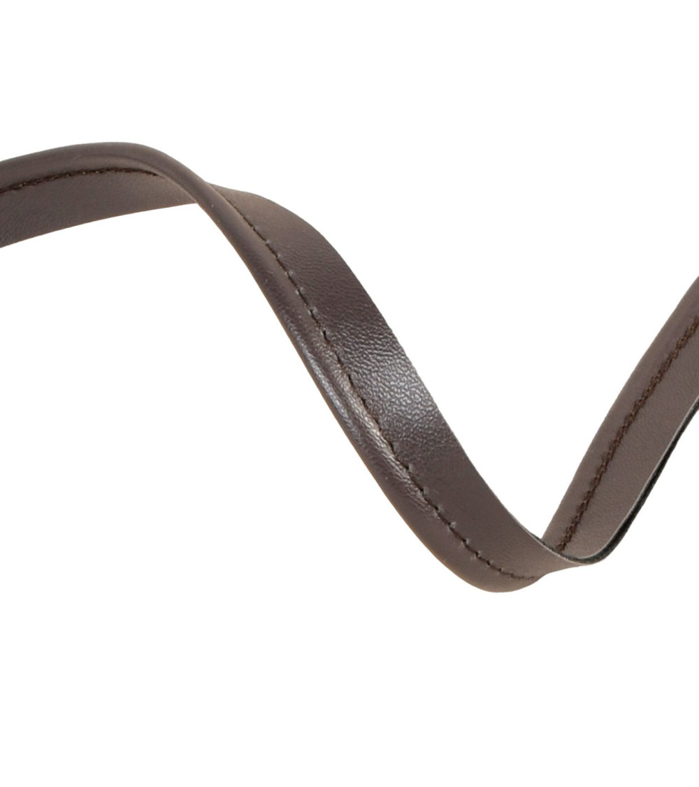 25m spool with faux metal piping 3mm brown