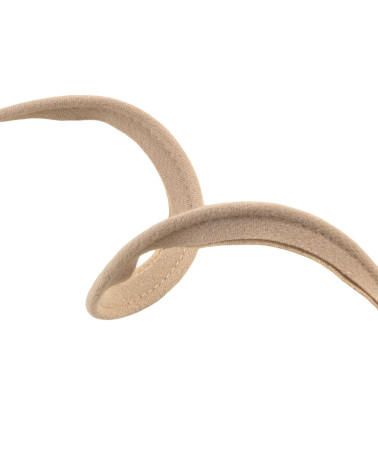 Spool of 25m of 3mm beige suede piping