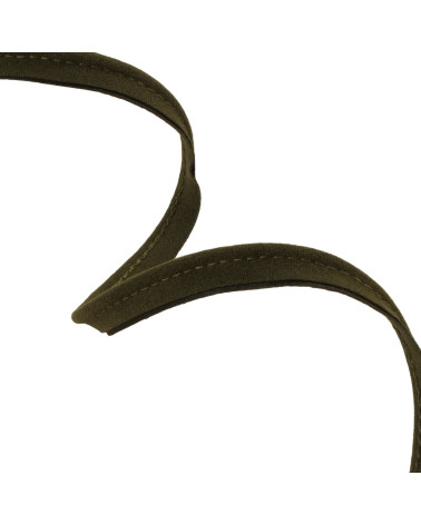 25m spool with suede piping 3mm khaki