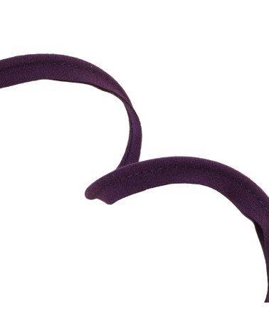 25m spool with suede piping 3mm purple