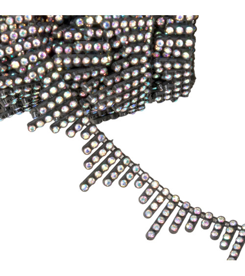 9m spool triangle fringe 20mm 20mm black