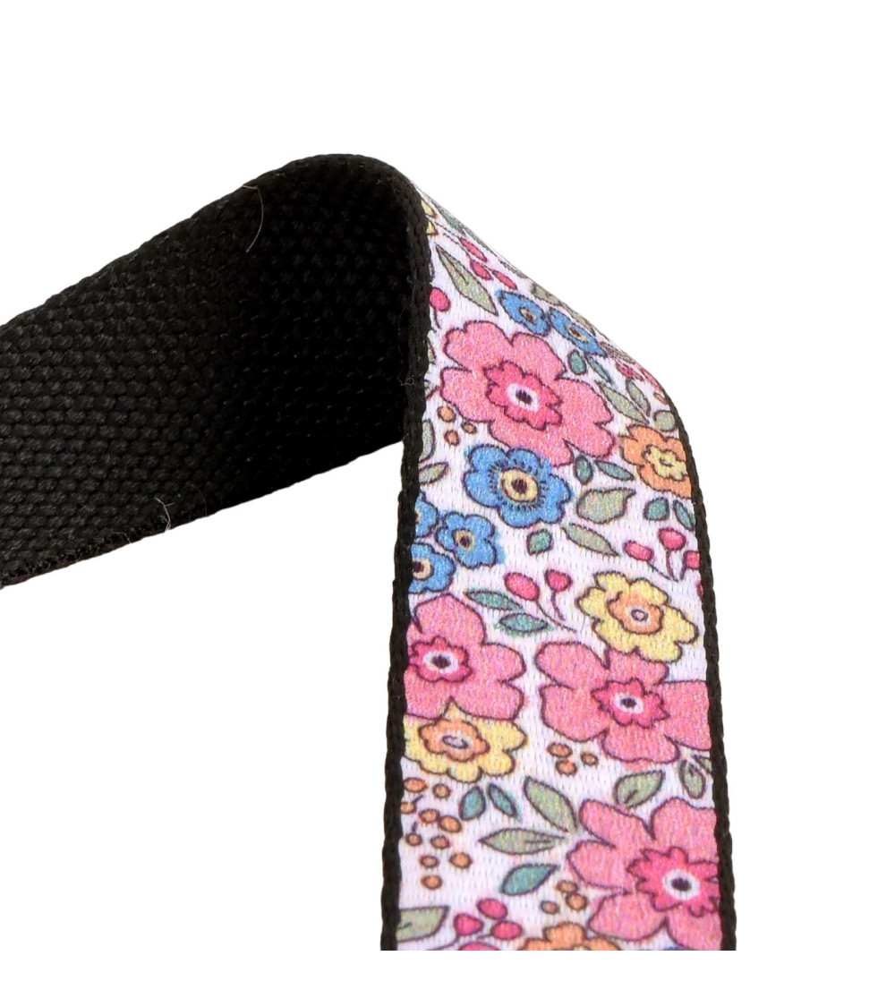 Flower strap 30mm white per meter