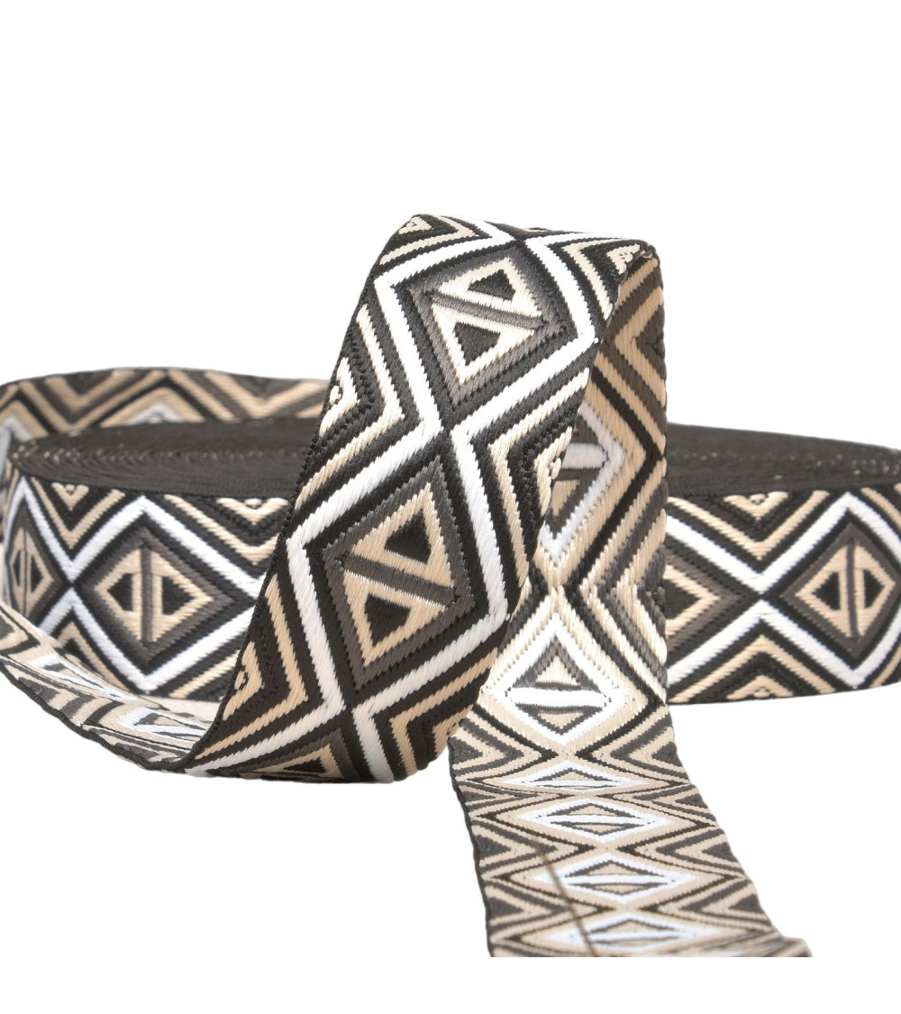 38mm black diamond strap per meter