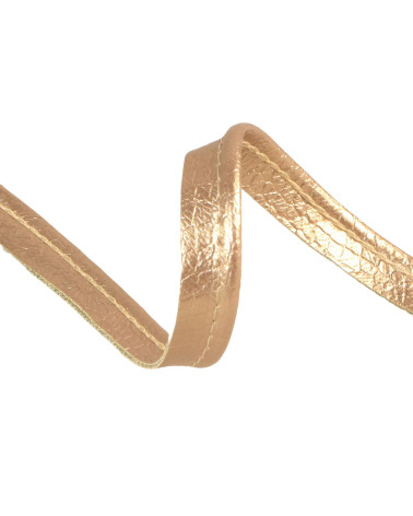 3mm gold faux cracked piping per meter