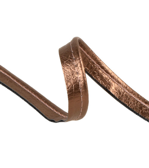 Brown 3mm cracked faux piping per meter