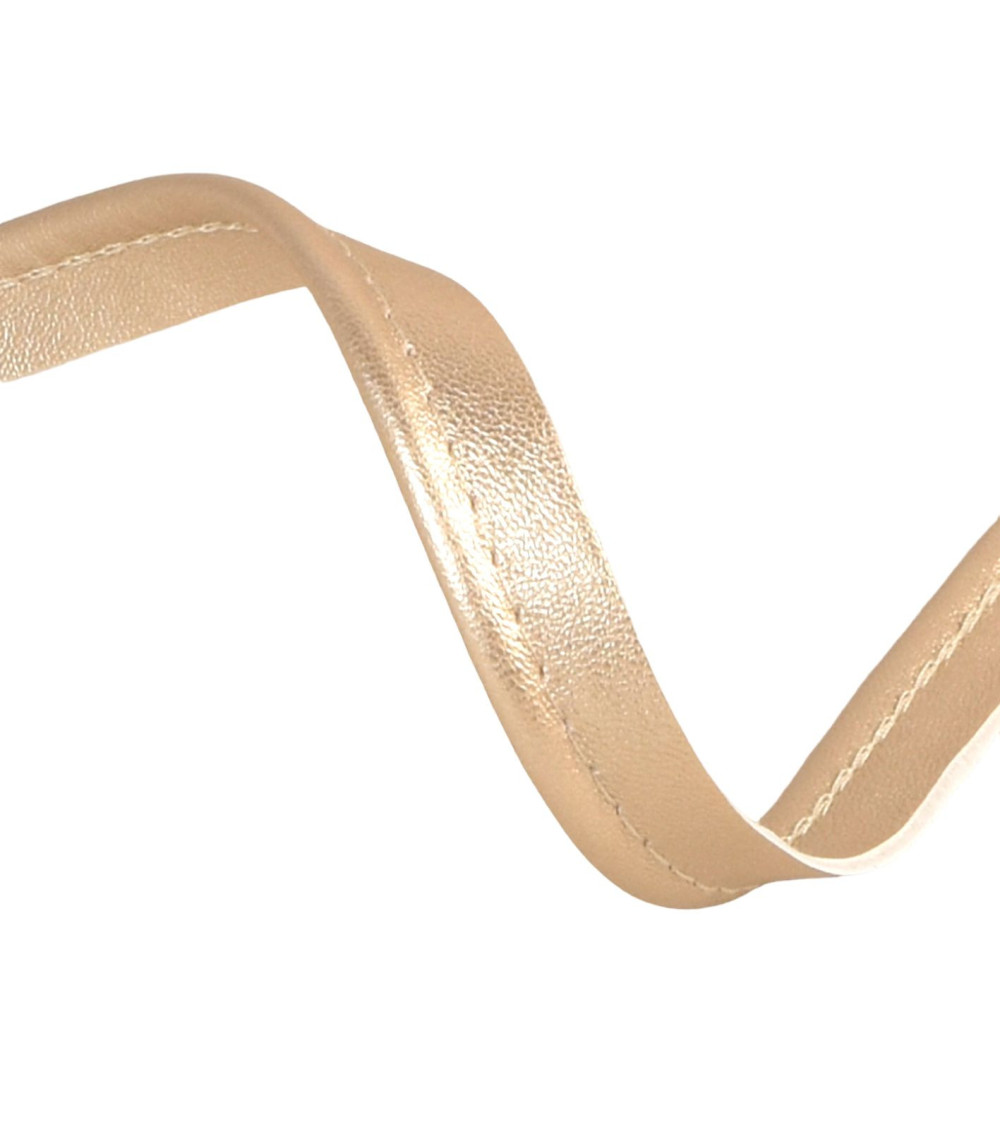 3mm gold faux metal piping per meter