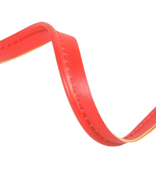 3mm red faux metal piping per meter