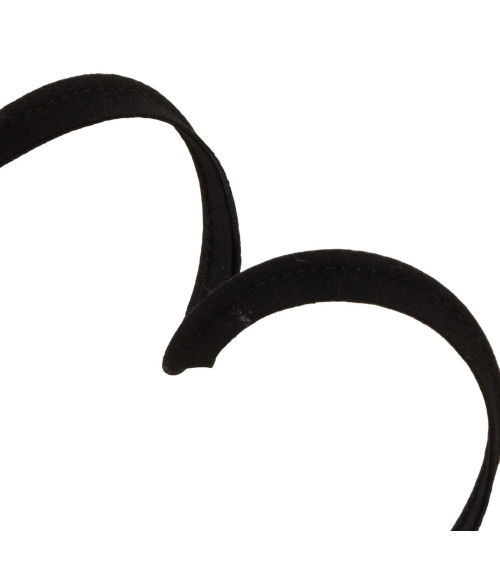 3mm black suede piping per meter