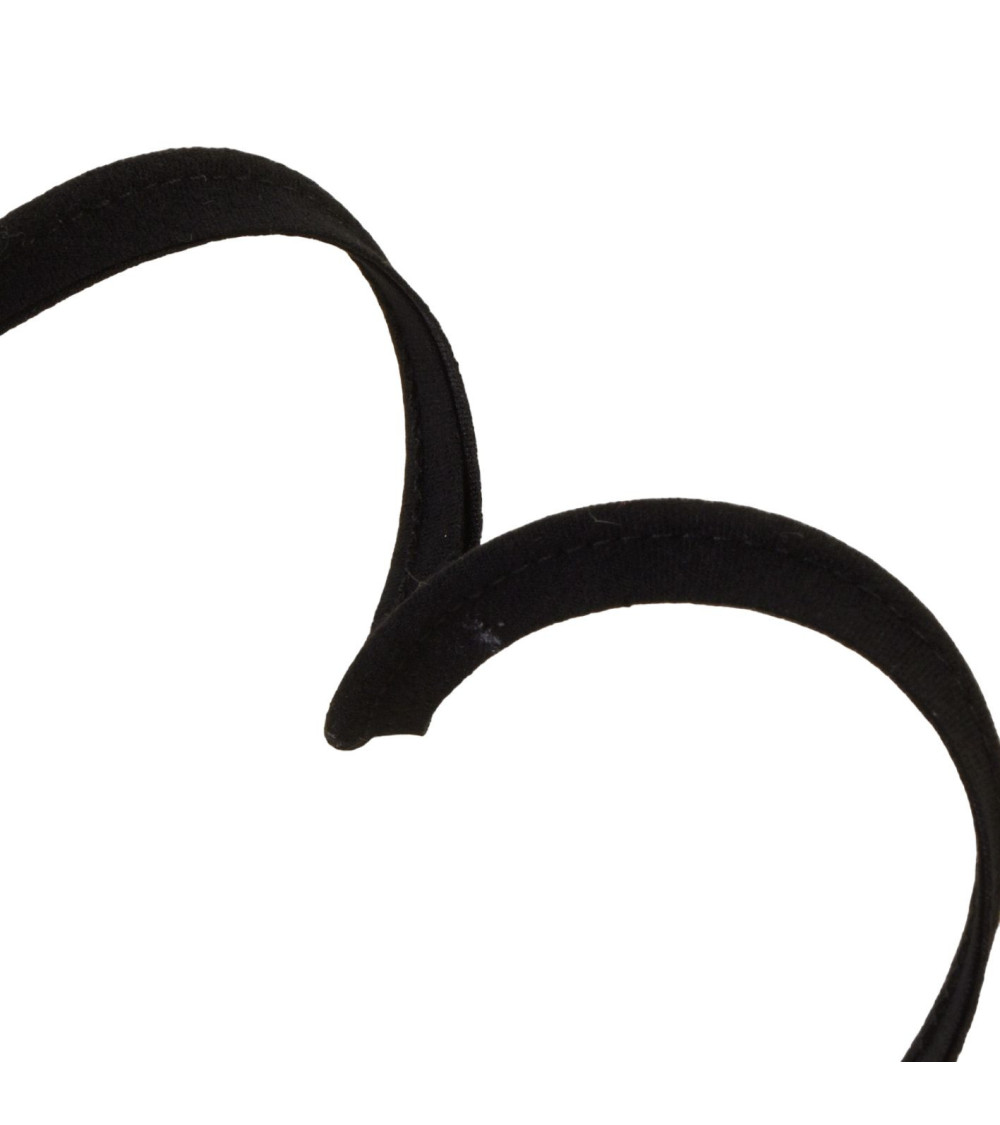 3mm black suede piping per meter