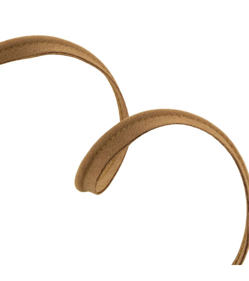 3mm dark beige suede piping per meter