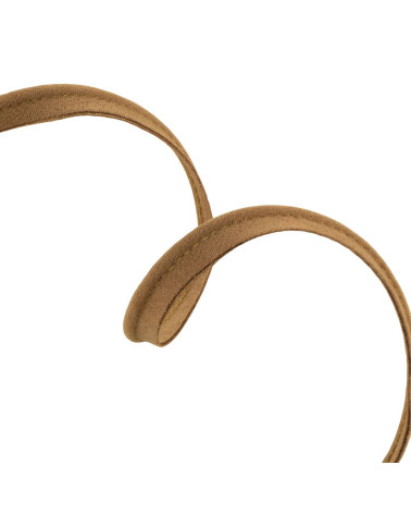 3mm dark beige suede piping per meter