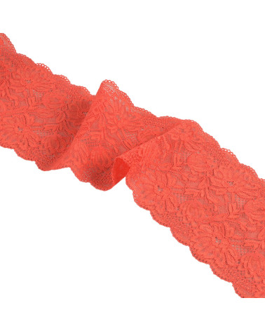 Elastic lace flowers 102mm Bengal per meter