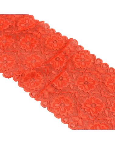 Elastic lace flowers 180mm Bengal per meter