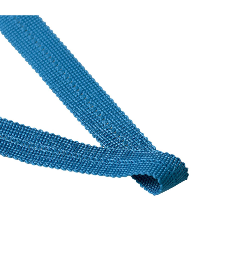 Prefolded braid 20mm duck blue per meter