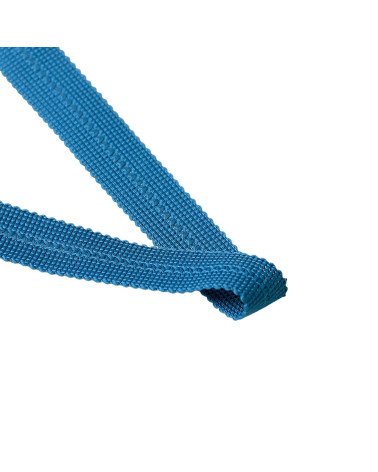 Bobine 25m tresse prépliée 20mm bleu canard