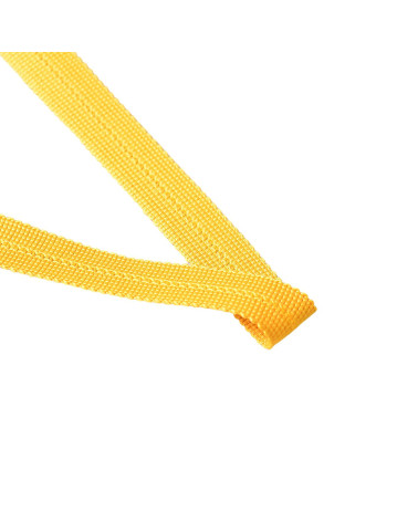 Bobine 25m tresse prépliée 20mm jaune or