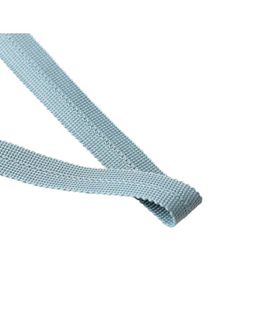 Bobine 25m tresse prépliée 20mm vert amande