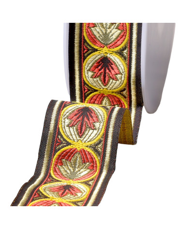 20-m-Spule aus Louis-Jacquard-Geflecht, 45 mm, rot